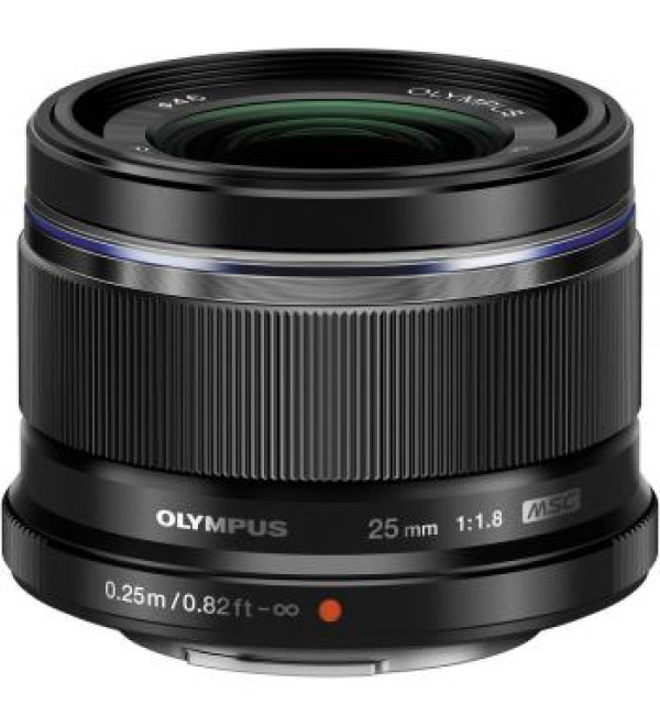 Olympus M.Zuiko Digital 25mm f/1.8 Lens (Black)